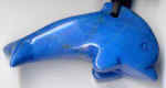 Delfin, Howlith, blau 3 x 5,5 x 1,5 cm [Bild]