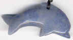 Delfin, Blauquarz 3 x 5,5 x 1,5 cm [Bild]