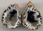 Geodenpaar, Achatgeoden 4 x 3 cm [Bild]