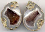 Geodenpaar, Achatgeoden 5 x 3,5 cm [Bild]