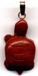 Tiergravuranhänger, Goldfluß, rot 1 x 1,5 x 2 cm [Bild]