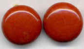 Ohrschmuck, Jaspis, rot 2 cm [Bild]