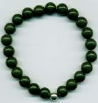 Tibetisches Kraftarmband, Jade grün [Bild]