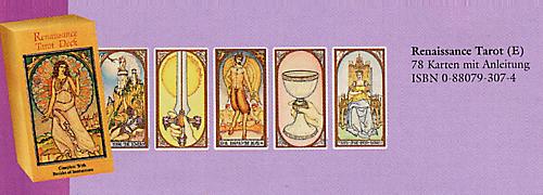 Renaissance Tarot Deck, Tarotkarten