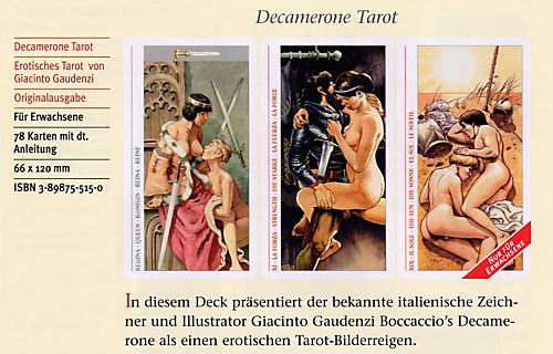Decamerone Tarot, Tarotkarten