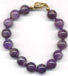 Armband, Amethyst 20 cm