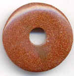 Donut, Goldfluß, rot 3,5 cm [Bild]