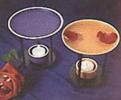 Duftlampe Trio, anthrazit-apricot [Bild]