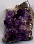 Kettenanhänger, Amethyst 3 x 2 cm [Bild]