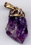 Kettenanhänger, Amethyst 2,4 x 1,3 cm
