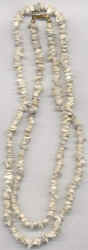 Splitterkette, Howlith, weiß 80 cm [Bild]