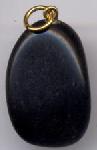 Kettenanhänger, Jade schwarz