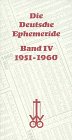Die Deutsche Ephemeride, Bd.4, 1951-1960