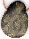 Nazca-Stein, Nazca 5 x 3,5 cm [Bild]