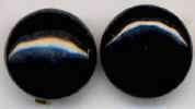 Ohrschmuck, Obsidian 2 cm