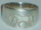 Silberring Stier