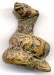 Tiergravur, Leopardenfelljaspis 3,5 x 3 cm