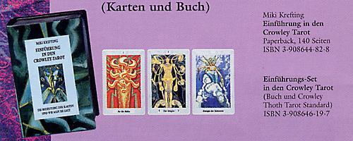 Tarotkarten, Das Einführungsset zum Crowley-Tarot, Handbuch u. Karten