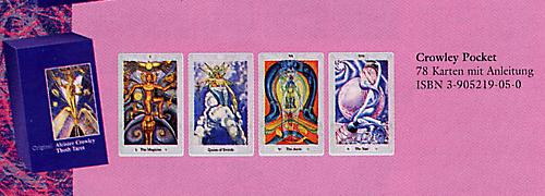 Tarotkarten, Original Aleister Crowley Thoth Tarot, Pocketausgabe